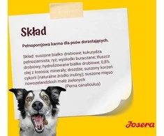 Josera Kids sausas pašaras jauniems šunims su paukštiena, 900 g