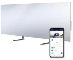 Joule Eco* Smart šildytuvas, 800 W, išmanusis valdymas, montavimas, kojelės, balta spalva