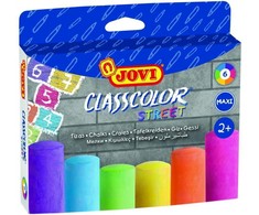 Kreidelės JOVI Classcolor Street, 6 spalvos