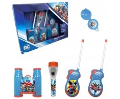 Joy Toy 4 viename rinkinys vaikams: racijos, žibintuvėlis, žiūronai, kompasas Batman Superman / 23933 Dc