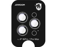 Joyroom JR-MSF0303 Apsauginis stiklas Screen Protector skirtas Apple iPhone 16 Pro/16 Pro Max Lenses – juodos spalvos