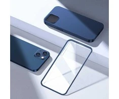 Joyroom 360 priekinis ir galinis dėklas telefonui Apple iPhone 13 + apsauginis ekrano stiklas mėlynos spalvos (JR-BP927 mėlynos spalvos)