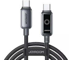 Kabelis Joyroom S-A55 StarFlight 100W USB-C – USB-C 1,2m – juodos spalvos