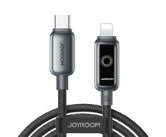 Kabelis Joyroom S-A55 StarFlight 30W USB-C – Lightning 1,2m – juodos spalvos
