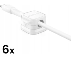 Magnetic Cable Organizer Joyroom JR-ZS368 3 vnt baltos spalvos