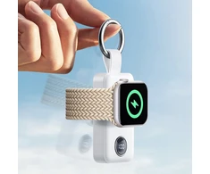 Joyroom nešiojamas įkroviklis JR-WQW01 belaidis 2000mAh 3W Apple Watch - baltas (6956116749842)