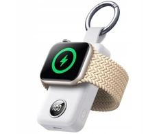 Joyroom nešiojamas įkroviklis JR-WQW01 belaidis 2000mAh 3W Apple Watch - baltas (6956116749842)