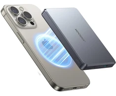 Joyroom Powerbank JR-PBM08 Pro 22,5W 10000mAh su belaidžiu įkrovimu, 2x USB-C - pilkas (6956116749811)