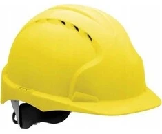 JSP EVO®3 apsauginis šalmas, ciferblato reguliavimas, ventiliuojamas, geltonas