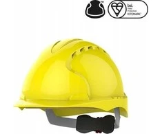 JSP EVO®3 apsauginis šalmas, ciferblato reguliavimas, ventiliuojamas, geltonas