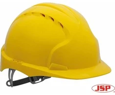 JSP KAS- EVO2 ventiliuojamas šalmas - geltonas