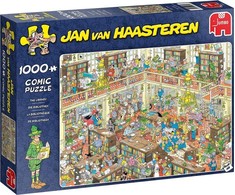 Dėlionė Jumbo Spiele Jumbo Jan Van Haasteren Die Bibliothek 1000 Teile Puzzle (19092)