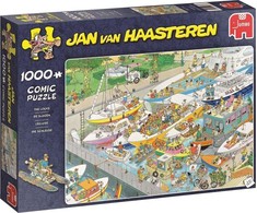 Dėlionė Jumbo Spiele Jumbo Jan van Haasteren Die Schleuse 1000 Teile Puzzle (19067)