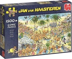 Dėlionė Jumbo Spiele Jumbo Jan van Haasteren Die Oase 1500 Teile Puzzle (19059)