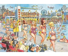 Dėlionė Jumbo Spiele Jumbo Wasgij Destiny 9 Super Models ! 1000 Teile Puzzle (81931)
