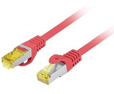 Jungiamasis laidas KAT.6A S/FTP LSZH CU 20M juodas, patikrintas „FLUKE“ ir „LANBERG“