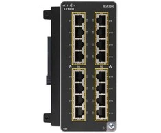 Šakotuvas Cisco CATALYST IE3300 RUGGED 16 PORT - GE COPPER EXP MODULE