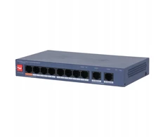 Šakotuvas SWITCH POE CS4010-8ET2GT-60 8 PRIEVADŲ DAHUA