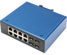 Šakotuvas Jungiklis Digitus DIGITUS Switch 8+4 -Port Gigabit Ethernet PoE