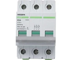Jungiklis Noark Ex9IV 108040 3P 63A AC 400V pilkas