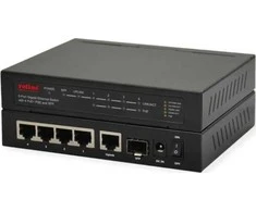 Šakotuvas Jungiamasis Roline ROLINE gigabito eterneto komutatorius su 6 prievadais (5x 10/100/1000 + 1x SFP, 4x PoE+)