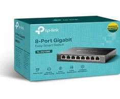 Šakotuvas TP-LINK TL-SG108E Tinklo komutatorius 8-Portų 10/100/1000Mbps
