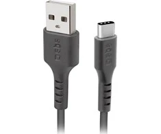 SBS TECABLETC220K USB-A - USB-C kabelis 2 m - juodos spalvos