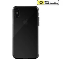 „Just Mobile Tenc“ oro dėklas, skirtas „iPhone Xs“ / „X“ (Crystal Juodas)