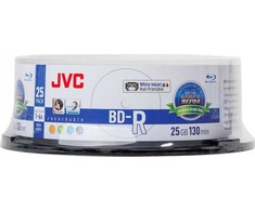 JVC BD-R 25GB 6X RAŠALINIS Baltas SPAUSDINTAS ARCHYVINIS VANDENIUI ATSPIRUS FOTO GLOBUS TORTAS*25 70L71KJCK0006