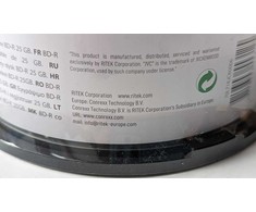 JVC BD-R 25GB 6X RAŠALINIS Baltas SPAUSDINTAS ARCHYVINIS VANDENIUI ATSPIRUS FOTO GLOBUS TORTAS*25 70L71KJCK0006