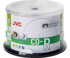 JVC CD-R 700 MB 52x 50 vnt (JVC50CPW)