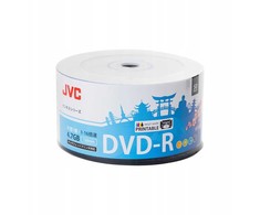 JVC DVD-R 4,7GB 6X INKJET Baltas PRINTABLE SP*50 70771BJCK0001