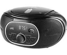 Nešiojamas CD Grotuvas - JVC RD-E221B Boombox Kasetė Juodas