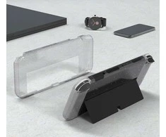 jys Dėklas Case Dėklas Na Do Nintendo Switch Oled / Permatomas Z Brokatem