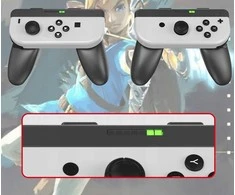 jys 2x rankenėlės Uchwyty Joy-Cony Nintendo Switch Oled / NS226 / 2x Juodas