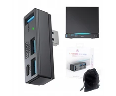 „JYS Hub“ adapteris „JYS-SDM007-V2“ 4 viename USB 3.0 3x USB-A 1x USB-C 5 Gb/s, skirtas PS5 / PC Steam Machine (SB11944)