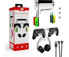jys Laikiklis prie sienos tvirtinamas laikiklis, skirtas „Nintendo Switch“ / „Switch Oled“ / „Switch Lite“ / „NS252“