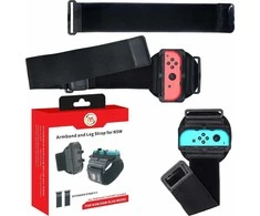 jys Dirželio apyrankės priedas, skirtas „Nintendo Switch“ / „Switch Oled“ + 2x Dirželio prailginimai NS245