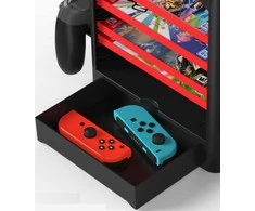 jys organizatoriaus stovas konsolėms, planšetėms, priedams ir žaidimams „Nintendo Switch“ / „Switch Oled NS153“