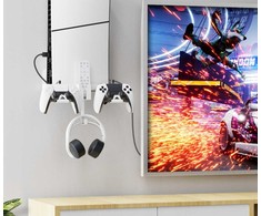 JYS sieninis laikiklis + laidas 2 viename, skirtas Sony Playstation 5 Ps5 Slim / Jys-p5177