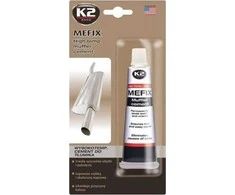 Aukštos temperatūros duslintuvų cementas K2 Mefix, 140 g