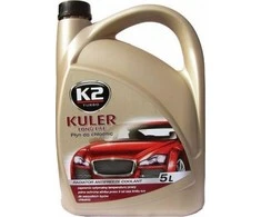 K2 PLYN DO CHLODNIC KULER 5L -35C Raudonas