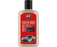 Melle K2 SPALVĄ ATSTATANTIS VAŠKAS, SUTEIKIANTIS BLIZGESĮ IR APSAUGĄ COLOR MAX 250 RAUDONAS 250ML
