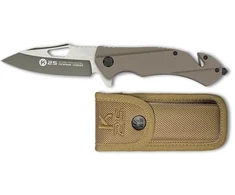 K25 Nóz K25 25001 Taktinis kišeninis peilis G10 Coyote