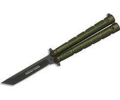 K25 Drugelių peilis K25 36249 Balisong Žalias