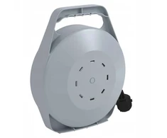 Kabelio ritė Emos P19410N 10m 4 lizdai PVC 230V 10A 1mm2 IP20 raudona/juoda