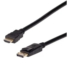 DisplayPort - HDMI Akyga kabelis 1.8m