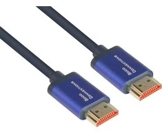 Kabelis Alcasa Alcasa 4521-SF005B HDMI kabelis 0,5 m HDMI A tipo (standartinis) mėlynas