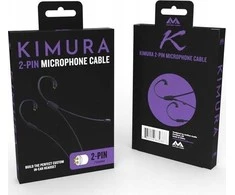 „AntLion Audio Kimura“ – 2 kontaktų ausinių ir mikrofono kabelis