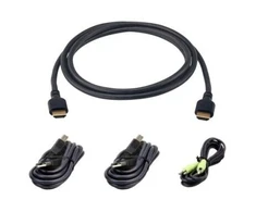 Kabelis Aten Saugių HDMI KVM kabelių rinkinys 2L-7D02UH21X4
